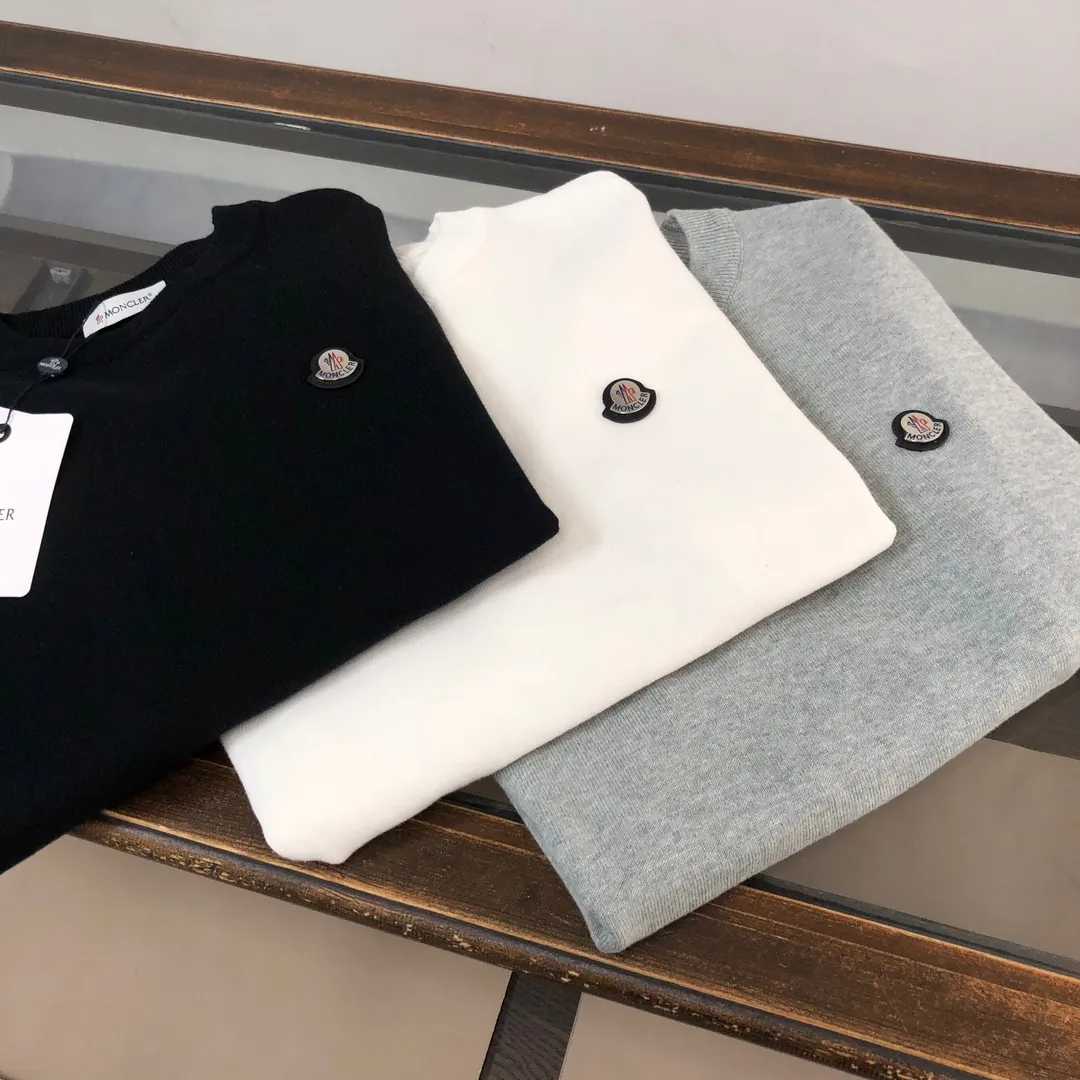 P110，MON*CLER 💥 New Arrival ～ Classic 。 ， ， ， ， ， 。 ， logo ， Versatile Hot Sale⚠️⚠️✨✨ ！ ！ ：Black White Gray Size：M-3XL